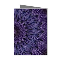 Shape Geometric Symmetrical Symmetry Mini Greeting Cards (pkg Of 8) by Ravend