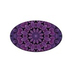 Shape Geometric Symmetrical Symmetry Wallpaper Sticker (Oval) Front