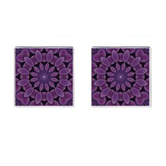 Shape Geometric Symmetrical Symmetry Wallpaper Cufflinks (square) by Ravend