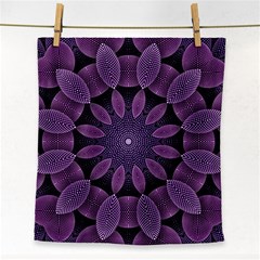 Shape Geometric Symmetrical Symmetry Wallpaper Face Towel by Ravend