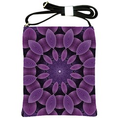 Shape Geometric Symmetrical Symmetry Wallpaper Shoulder Sling Bag by Ravend