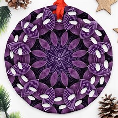 Shape Geometric Symmetrical Symmetry Wallpaper Ornament (round Filigree) by Ravend