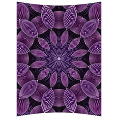 Shape Geometric Symmetrical Symmetry Wallpaper Back Support Cushion by Ravend