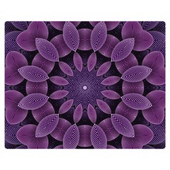 Shape Geometric Symmetrical Symmetry Wallpaper One Side Premium Plush Fleece Blanket (medium) by Ravend