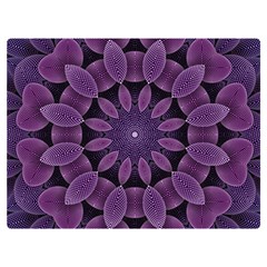 Shape Geometric Symmetrical Symmetry Wallpaper One Side Premium Plush Fleece Blanket (extra Small) by Ravend