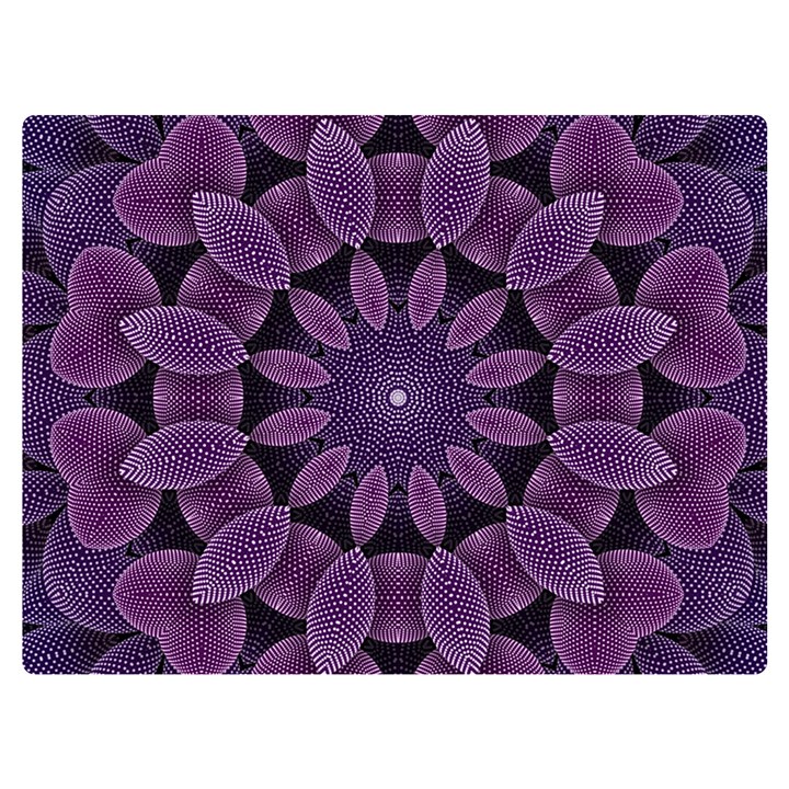 Shape Geometric Symmetrical Symmetry Wallpaper Premium Plush Fleece Blanket (Extra Small)