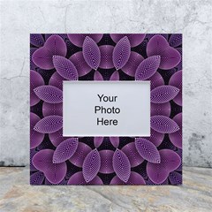 Shape Geometric Symmetrical Symmetry Wallpaper White Box Photo Frame 4  X 6  by Ravend