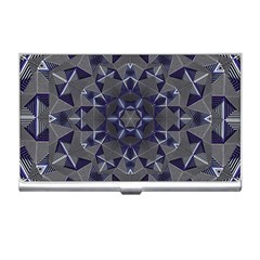 Kaleidoscope Geometric Pattern Geometric Shapes Business Card Holder by Ravend