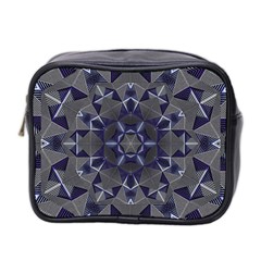 Kaleidoscope Geometric Pattern Geometric Shapes Mini Toiletries Bag (two Sides)