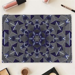 Kaleidoscope Geometric Pattern Geometric Shapes Cosmetic Bag (xxl) by Ravend