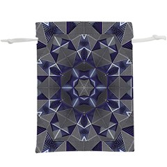 Kaleidoscope Geometric Pattern Geometric Shapes Lightweight Drawstring Pouch (xl) by Ravend