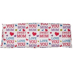 Love Mom Happy Mothers Day I Love Mom Graphic Body Pillow Case (dakimakura) by Ravend