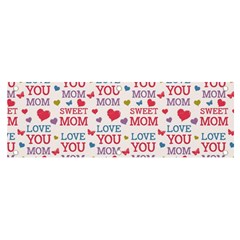 Love Mom Happy Mothers Day I Love Mom Graphic Banner And Sign 6  X 2  by Ravend