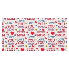 Love Mom Happy Mothers Day I Love Mom Graphic Banner And Sign 6  X 3  by Ravend