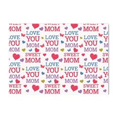 Love Mom Happy Mothers Day I Love Mom Graphic Crystal Sticker (a4) by Ravend