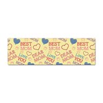 Love Mom Happy Mothers Day I Love Mom Graphic Pattern Sticker Bumper (100 pack) Front