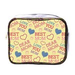 Love Mom Happy Mothers Day I Love Mom Graphic Pattern Mini Toiletries Bag (One Side) Front