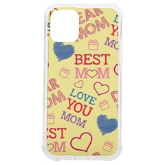 Love Mom Happy Mothers Day I Love Mom Graphic Pattern Iphone 12 Mini Tpu Uv Print Case	