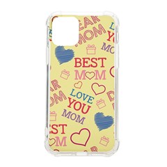 Love Mom Happy Mothers Day I Love Mom Graphic Pattern Iphone 11 Pro 5 8 Inch Tpu Uv Print Case by Ravend