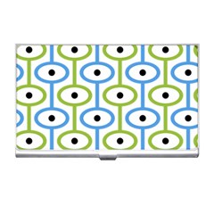 Geometric Pattern Eye Pattern Eyes Eye Print Business Card Holder by Ravend