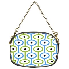 Geometric Pattern Eye Pattern Eyes Eye Print Chain Purse (two Sides) by Ravend