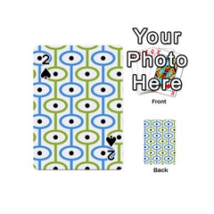 Geometric Pattern Eye Pattern Eyes Eye Print Playing Cards 54 Designs (mini) by Ravend