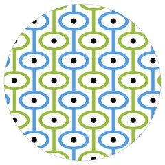 Geometric Pattern Eye Pattern Eyes Eye Print Round Trivet by Ravend