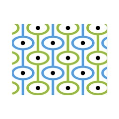 Geometric Pattern Eye Pattern Eyes Eye Print One Side Premium Plush Fleece Blanket (mini)