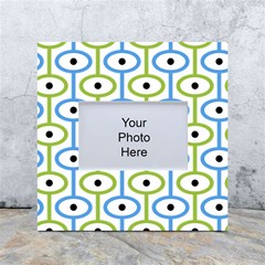 Geometric Pattern Eye Pattern Eyes Eye Print White Box Photo Frame 4  X 6 