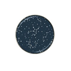 Constellation Stars Art Pattern Design Wallpaper Hat Clip Ball Marker (4 Pack) by Ravend