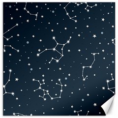 Constellation Stars Art Pattern Design Wallpaper Canvas 16  X 16  by Ravend