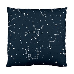 Constellation Stars Art Pattern Design Wallpaper Standard Cushion Case (two Sides) by Ravend