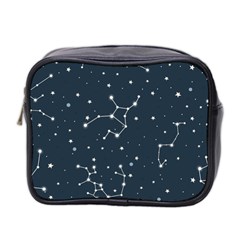 Constellation Stars Art Pattern Design Wallpaper Mini Toiletries Bag (two Sides)