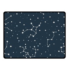 Constellation Stars Art Pattern Design Wallpaper Fleece Blanket (small) by Ravend