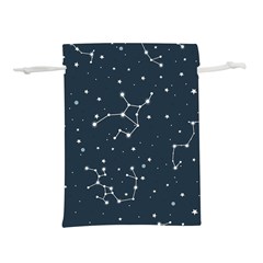 Constellation Stars Art Pattern Design Wallpaper Lightweight Drawstring Pouch (l) by Ravend