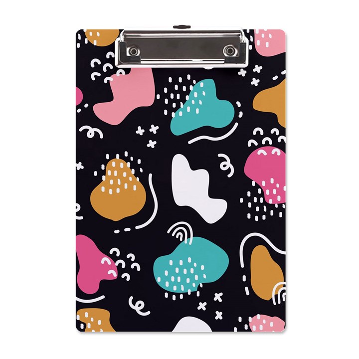 Art Patterns Design Wallpaper Background Print A5 Acrylic Clipboard