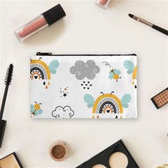 Art Pattern Design Wallpaper Background Print Cosmetic Bag (small) by Ravend