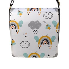 Art Pattern Design Wallpaper Background Print Flap Closure Messenger Bag (l) by Ravend