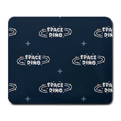 Space Dino Art Pattern Design Wallpaper Background Large Mousepad by Ravend