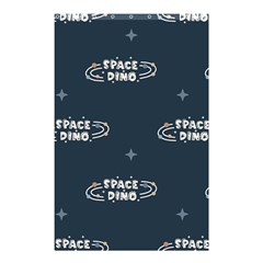 Space Dino Art Pattern Design Wallpaper Background Shower Curtain 48  X 72  (small)  by Ravend