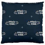 Space Dino Art Pattern Design Wallpaper Background Standard Premium Plush Fleece Cushion Case (One Side) Front