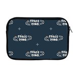 Space Dino Art Pattern Design Wallpaper Background Apple MacBook Pro 17  Zipper Case Front