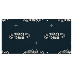 Space Dino Art Pattern Design Wallpaper Background Banner And Sign 8  X 4  by Ravend