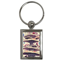 Magicians  Choice Mushroom Spellcharms Key Chain (rectangle) by GardenOfOphir