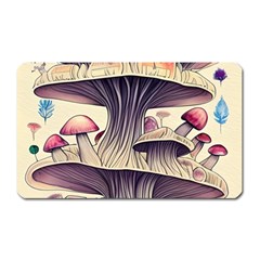 Magicians  Choice Mushroom Spellcharms Magnet (rectangular) by GardenOfOphir