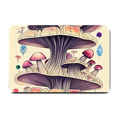 Magicians  Choice Mushroom Spellcharms Small Doormat by GardenOfOphir