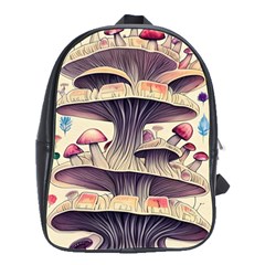 Magicians  Choice Mushroom Spellcharms School Bag (large) by GardenOfOphir