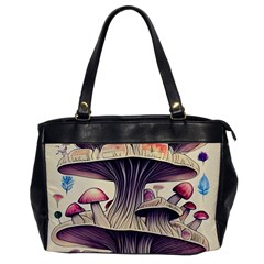 Magicians  Choice Mushroom Spellcharms Oversize Office Handbag by GardenOfOphir