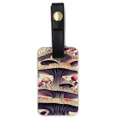 Magicians  Choice Mushroom Spellcharms Luggage Tag (one Side) by GardenOfOphir