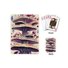 Magicians  Choice Mushroom Spellcharms Playing Cards Single Design (mini) by GardenOfOphir